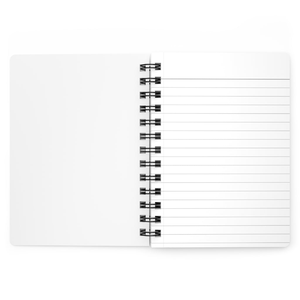 Colorful Abstract Spiral Journal — 'Journal' Notebook for Notes & Creativity