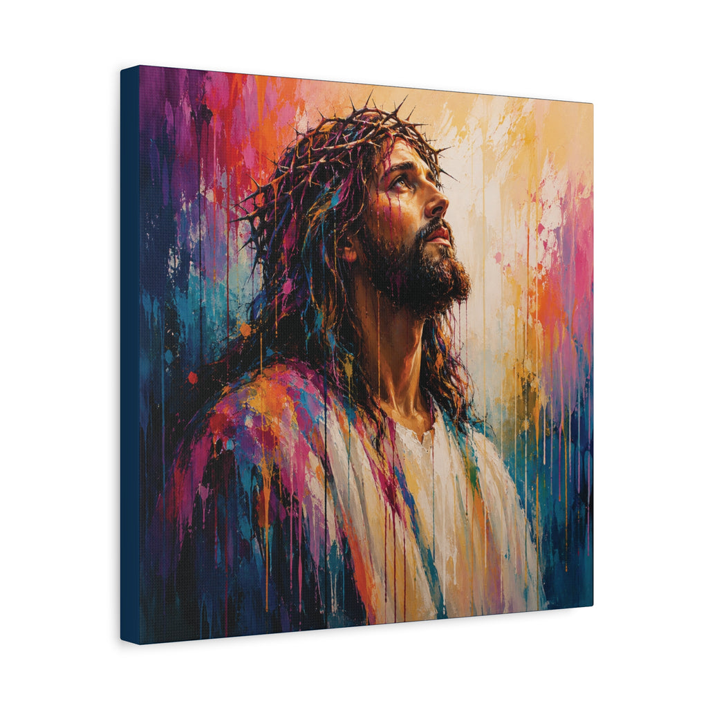 Grace in Color™ – Contemporary Jesus Acrylic Wall Art | Christian Canvas Print