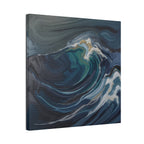 Ocean Wave Abstract Canvas Wall Art - Stretched 0.75"