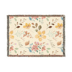 Floral Woven Blanket