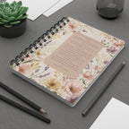 Floral Scripture Spiral Journal — Psalm 71:8 Inspirational Notebook