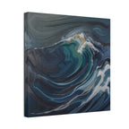 Ocean Wave Abstract Canvas Wall Art - Stretched 0.75"