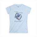 Women’s Faith Tee — "Thank God, Trust God" Heart Cross Christian Shirt