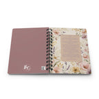 Floral Scripture Spiral Journal — Psalm 71:8 Inspirational Notebook
