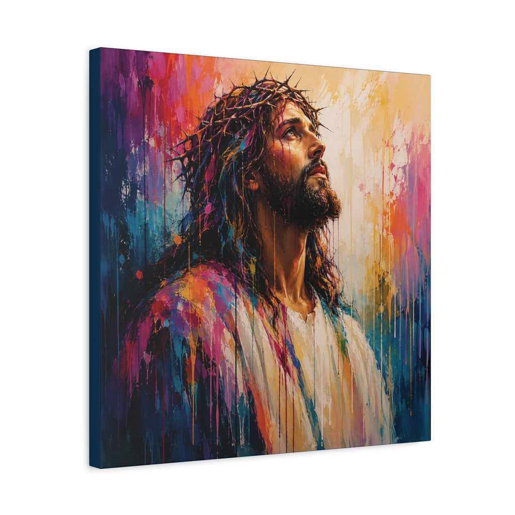 Grace in Color™ – Contemporary Jesus Acrylic Wall Art | Christian Canvas Print