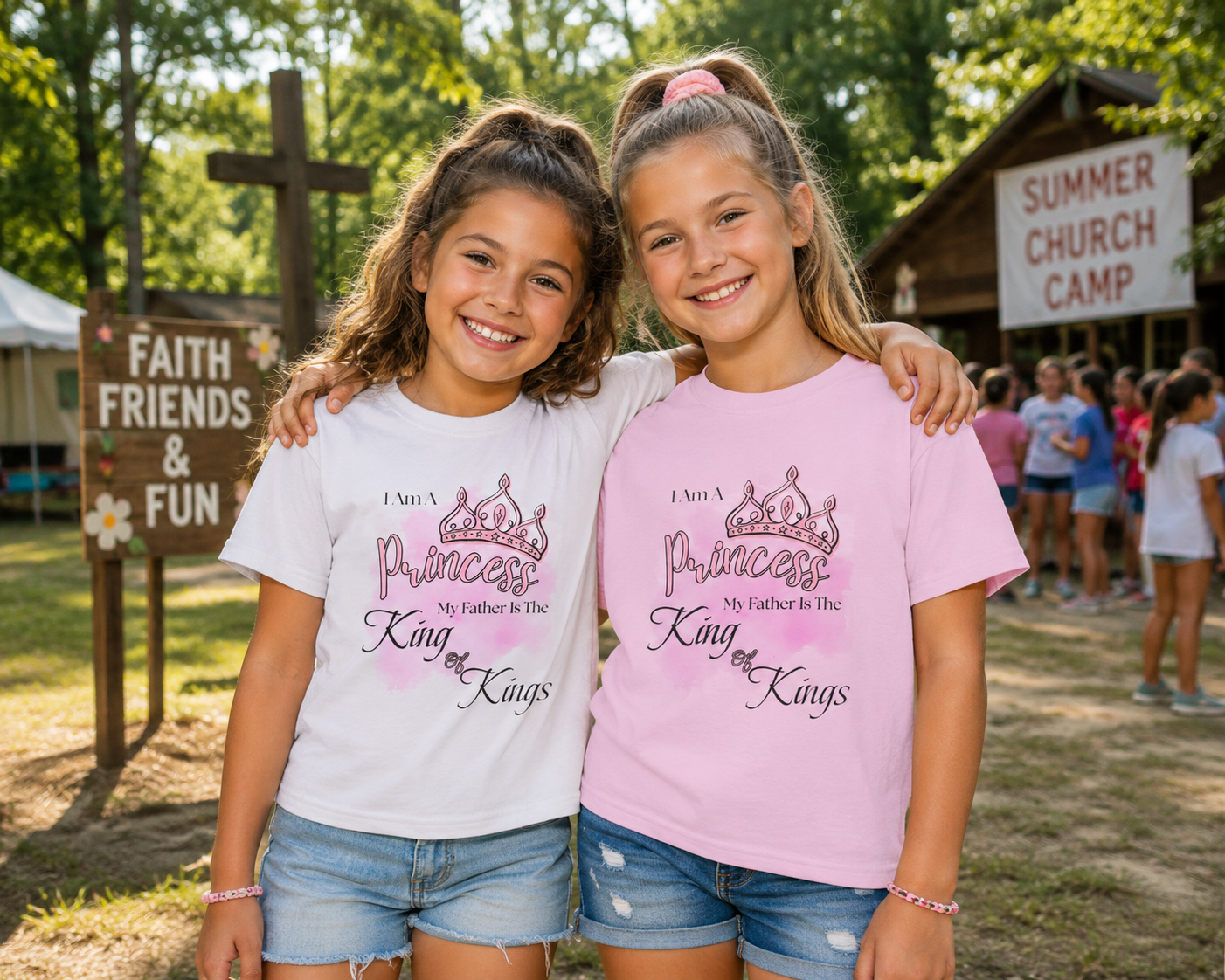 Princess My Father Is The King of Kings T-Shirt — Christian Faith Youth Tee