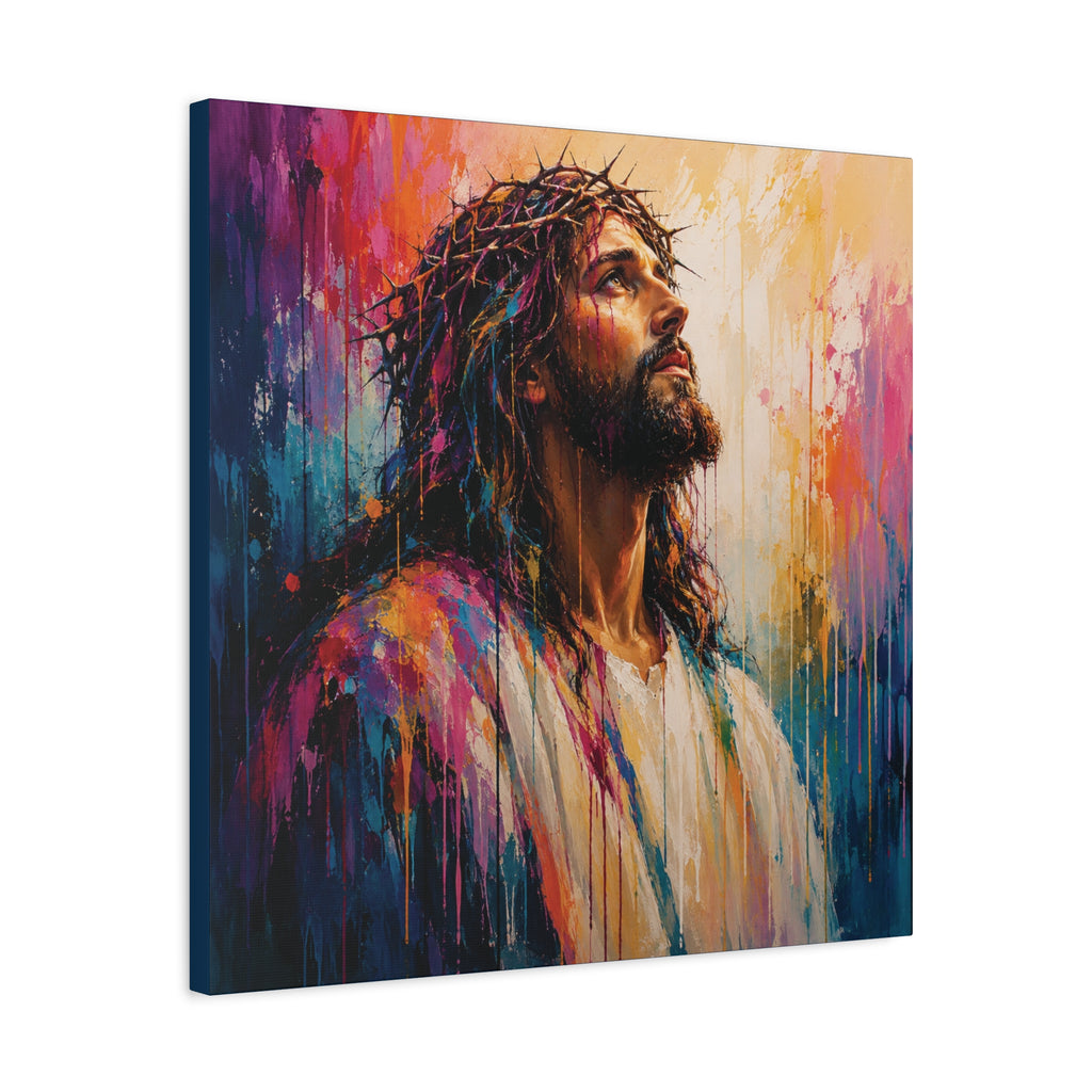 Grace in Color™ – Contemporary Jesus Acrylic Wall Art | Christian Canvas Print
