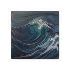 Ocean Wave Abstract Canvas Wall Art - Stretched 0.75"