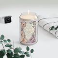 Soy Scented Candle — “Fearfully and Wonderfully Made” Floral Inspirational Jar (13.75 oz)