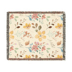 Floral Woven Blanket