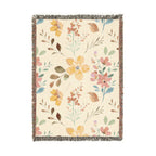 Floral Woven Blanket